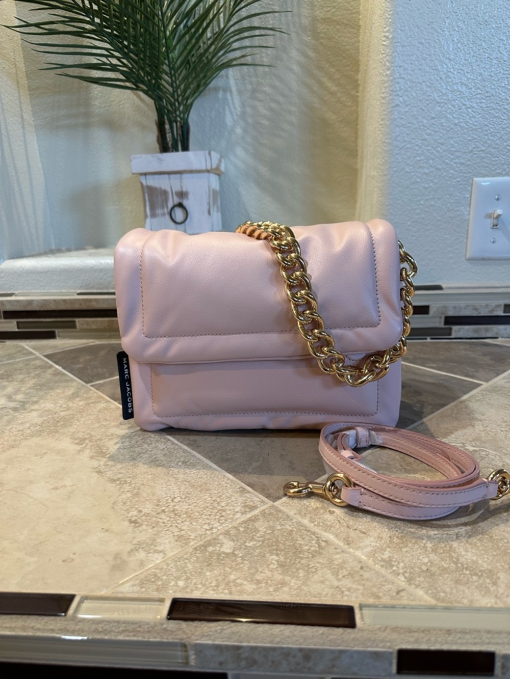 Marc Jacobs Pillow Leather Convertible Shoulder Bag